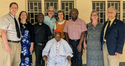 UCE Visits Cardinal Wamala